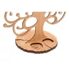   Krea-Wood jewelry holder, made by oak wood, with birdie, natural colour
