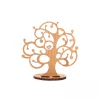   Krea-Wood jewelry holder, made by oak wood, with birdie, natural colour