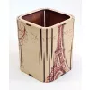 Krea-Wood wooden handmade pen holder, Paris