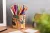 Krea-Wood wooden handmade pen holder, England