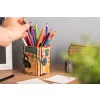 Krea-Wood wooden handmade pen holder, England
