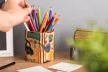 Krea-Wood wooden handmade pen holder, England