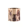 Krea-Wood wooden handmade pen holder, cat and dogs design