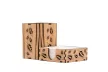 Krea-Wood pen and paper block holder, leaves design