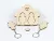 Krea-Wood key holder with 2 figurines, natural