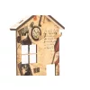 Krea-Wood house shaped key holder, vintage design