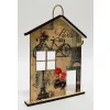 Krea-Wood house shaped key holder, Paris design