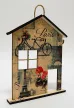 Krea-Wood house shaped key holder, Paris design