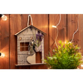 Wooden house key discount holder