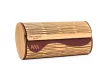 Krea-Wood FirstLeather handmade glasses case with magnet. Made by oak wood, real leather inside, brown colour