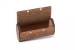 Krea-Wood wooden handmade glasses case with magnet. Made by oak wood, brown colour