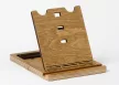 Krea-Wood wooden tablet stand made by birch wood, brown colour