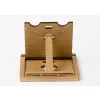   Krea-Wood wooden tablet stand made by birch wood, brown colour