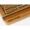   Krea-Wood wooden tablet stand made by birch wood, brown colour