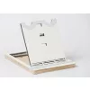   Krea-Wood handmade wooden tablet stand made by birch wood, vintage white colour
