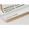   Krea-Wood handmade wooden tablet stand made by birch wood, vintage white colour