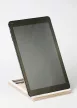 Krea-Wood handmade wooden tablet stand made by birch wood, vintage white colour