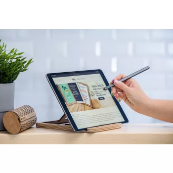   Krea-Wood wooden tablet stand made by oak wood, natural colour