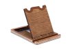 Krea-Wood wooden tablet stand made by oak wood, brown colour