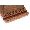 Krea-Wood wooden tablet stand made by oak wood, brown colour
