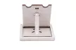 Krea-Wood wooden tablet stand made by oak wood, vintage white colour