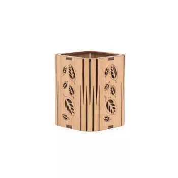 Pen holders, cutted